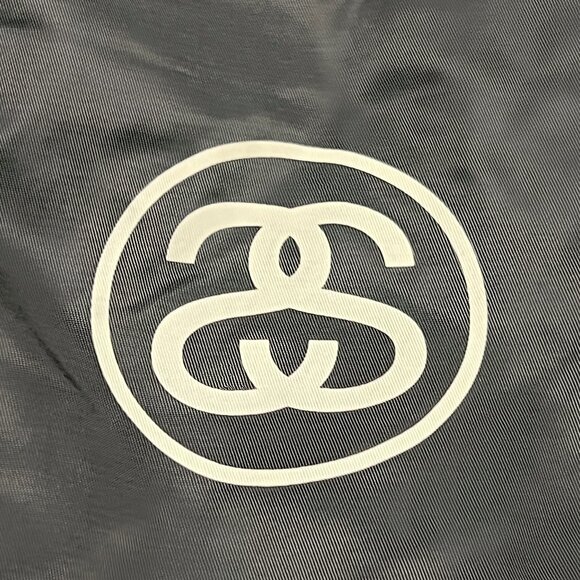 Stussy 80 Nylon Bomber Varsity Jacket Snap Size Medium Excellent Conditi - Picture 5 of 13